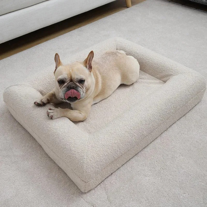 soft cloud plush durable dog pet bed wholesale for different dog sizes