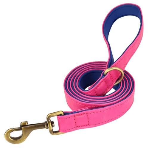 Leather Dog Leash, Durable Walking Training Lead Rope for Small Medium Large Dogs, Pitbull, Pug, German Shepherd - Dog Lea...