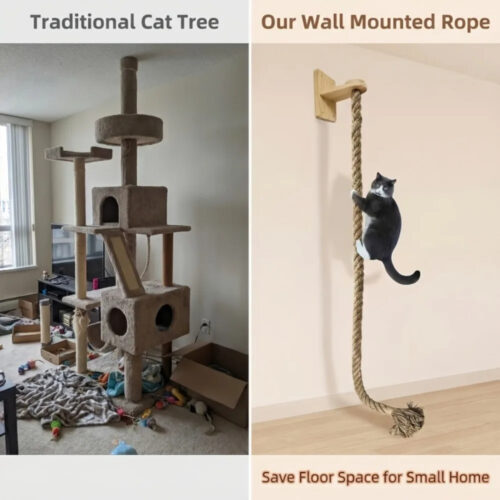 Multi‑Level Wall Mount Cat Perch Shelves For Cats