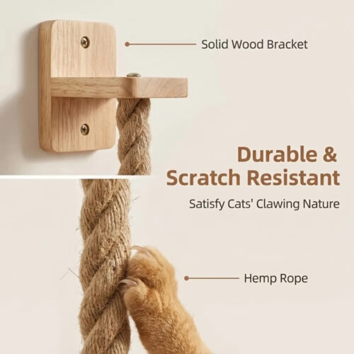 Durable Sisal Rope Cat Wall Scratching Post