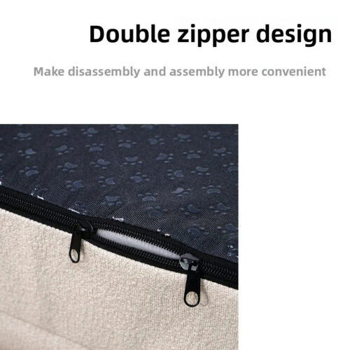Rectangle Bolster Dog Bed, Washable Bouclé Soft Pet Sofa Bed For Small Medium Large Dogs - Cat Beds - dute.fsxlbwindows.com