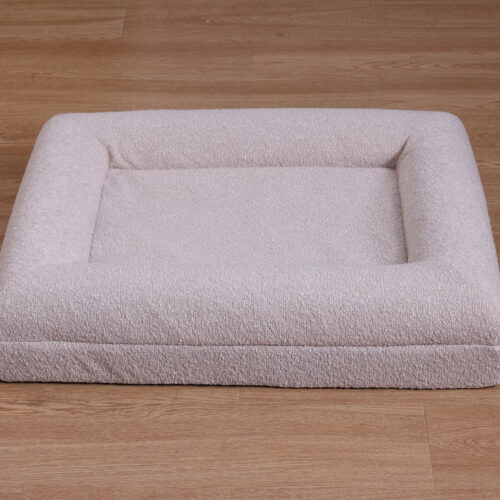 Rectangle Bolster Dog Bed, Washable Bouclé Soft Pet Sofa Bed For Small Medium Large Dogs - Cat Beds - dute.fsxlbwindows.com